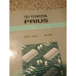 electrical wiring diagram toyota prius NHW11