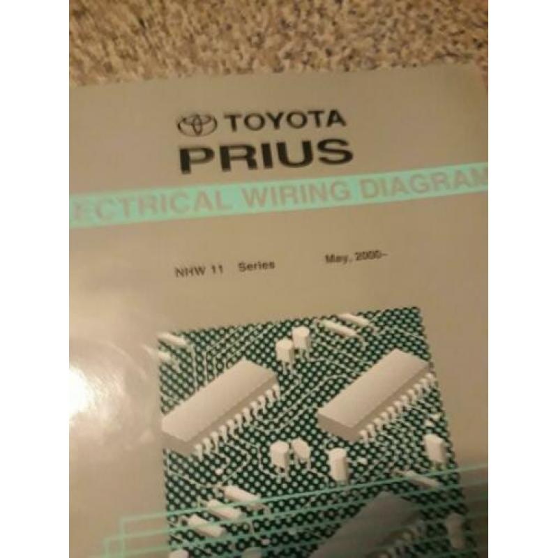 electrical wiring diagram toyota prius NHW11