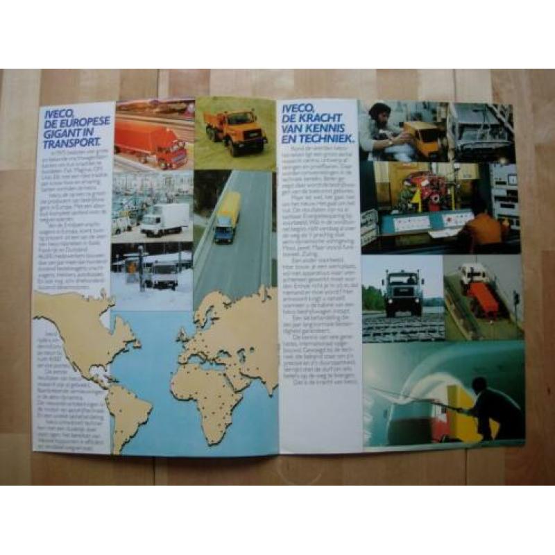 Iveco Brochure ca 1984 - Iveco in Nederland