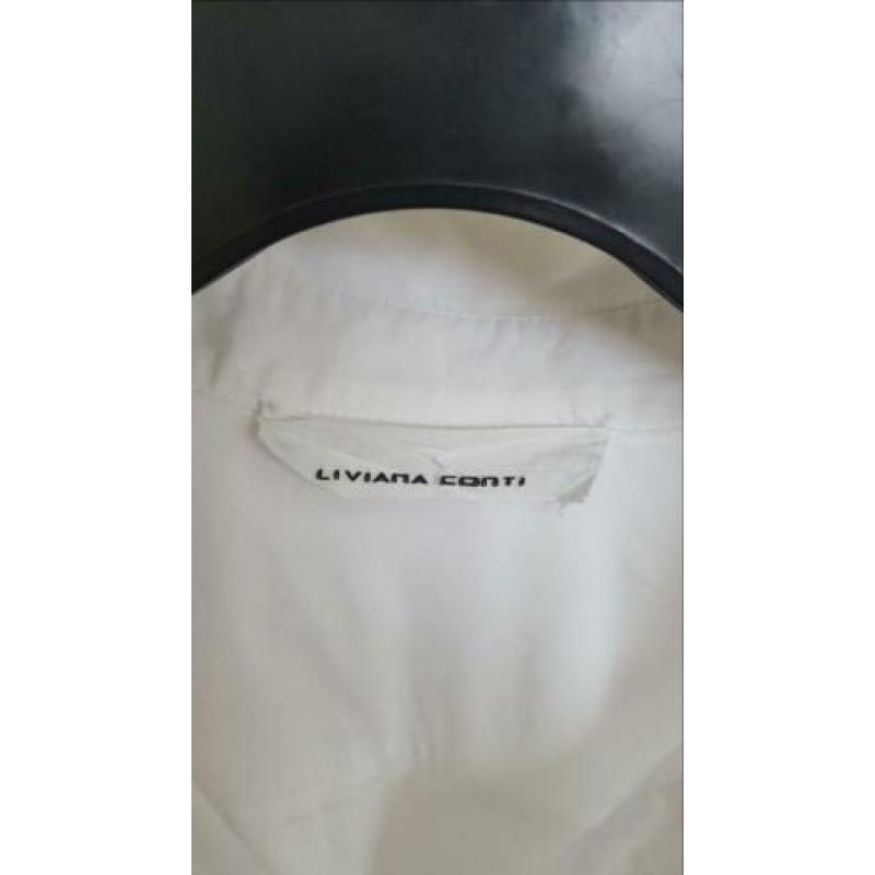 Witte poplin blouse