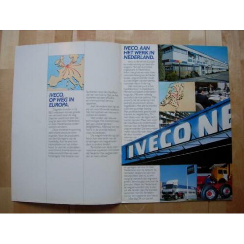 Iveco Brochure ca 1984 - Iveco in Nederland