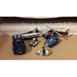 Playmobil politiebureau met uitbreidingen
