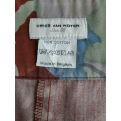 Dries van Noten rok met bloemmotief - maat 38