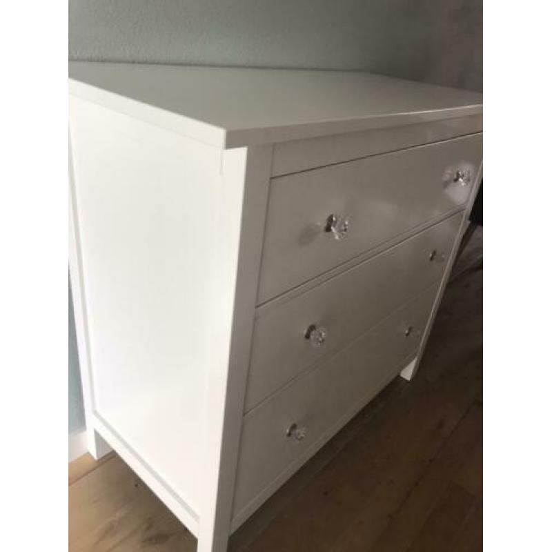 Ladenkast/commode Hemnes Ikea wit