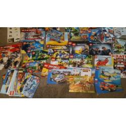 Lego bouwboekjes diverse series star wars city castle etc.