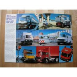 Iveco Brochure ca 1984 - Iveco in Nederland