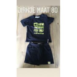 Pakket kleding jongen maat 80 z8, dirkje, name it, etc.