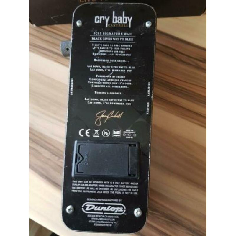 Dunlop JC-95 Jerry Cantrell Wah