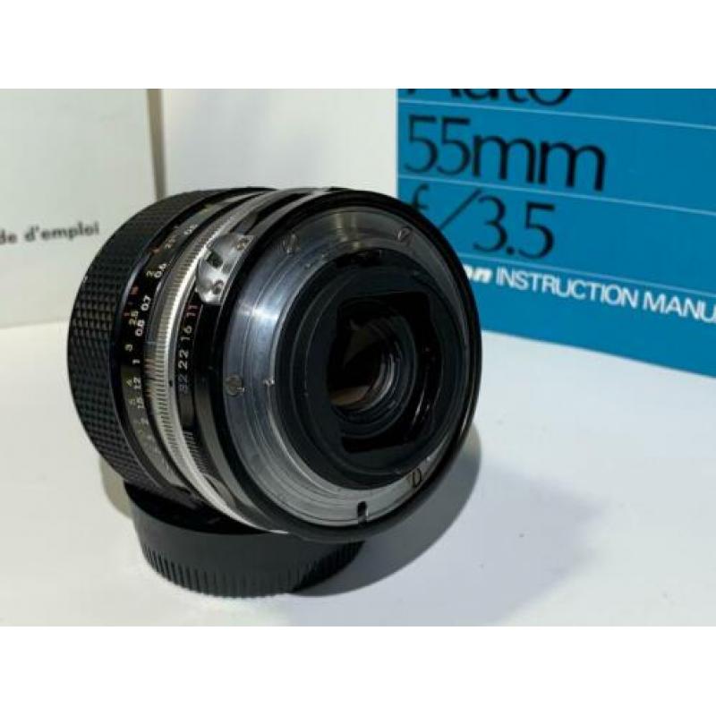 Nikon Micro-Nikkor-P Auto 55mm F3.5 + tussenring M2