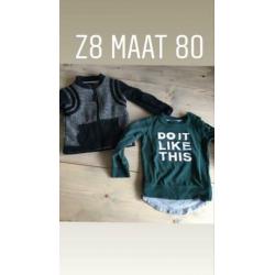 Pakket kleding jongen maat 80 z8, dirkje, name it, etc.