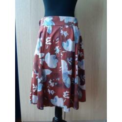 Dries van Noten rok met bloemmotief - maat 38