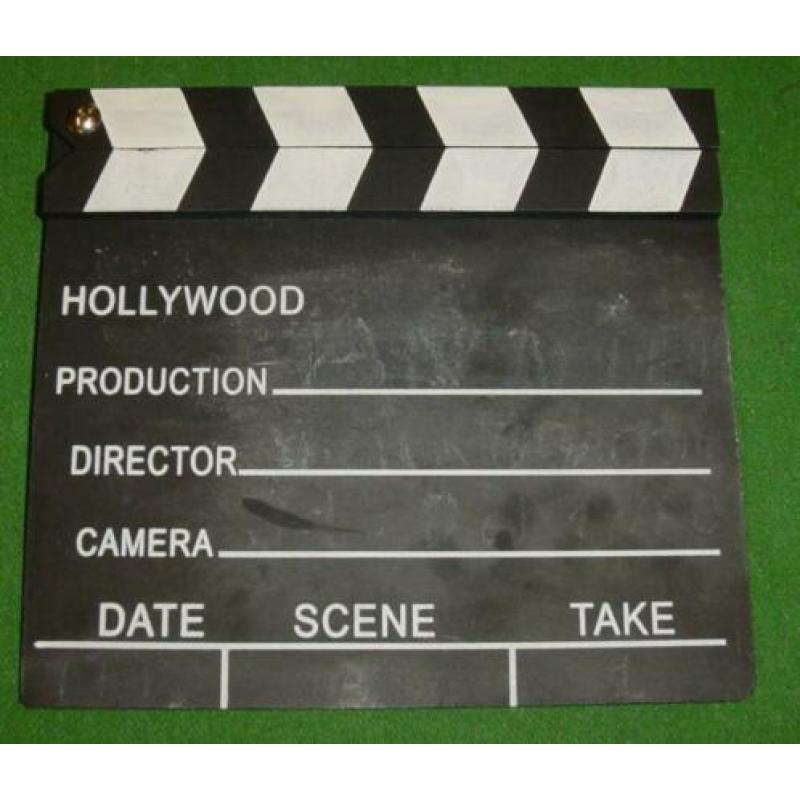 Leuk krijtbord voor het maken van films