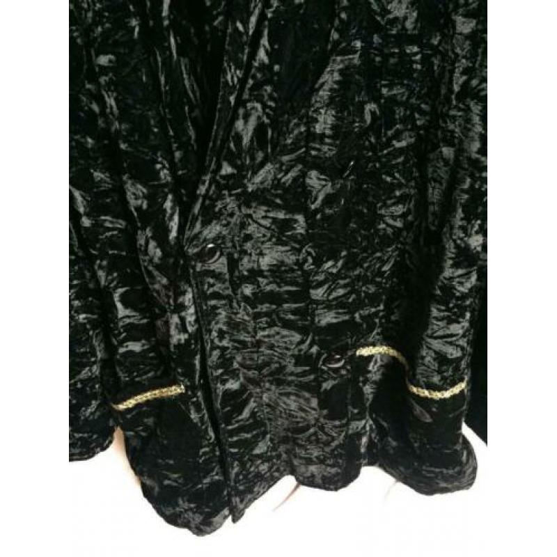 vintage velvet velours jasje groen goud zwart romy boomsma