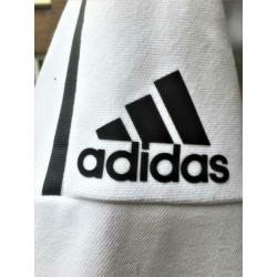 Adidas Trainingsvest met hoodie en uitschuifbare manchetten