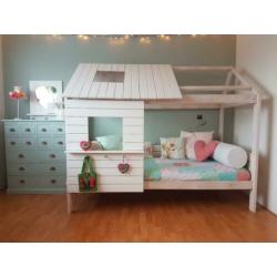 Life Time kinderbed, Boomhutbed, wit