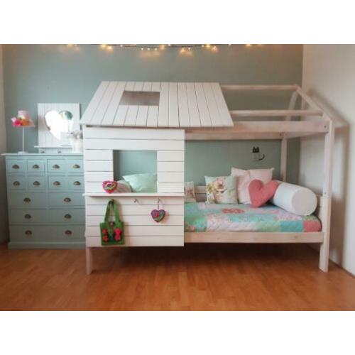 Life Time kinderbed, Boomhutbed, wit