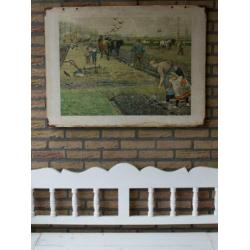 Schoolplaat – schoolplaten –De lente op den akker- Jetses 2