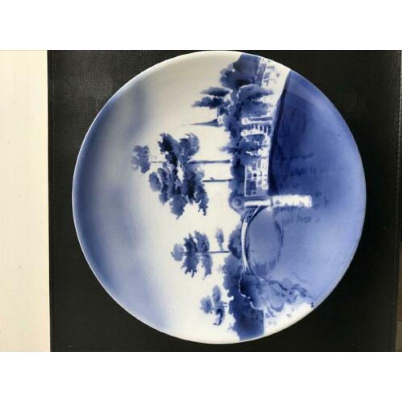 Delfts blauwe borden 3 stuks diameter 30 cm