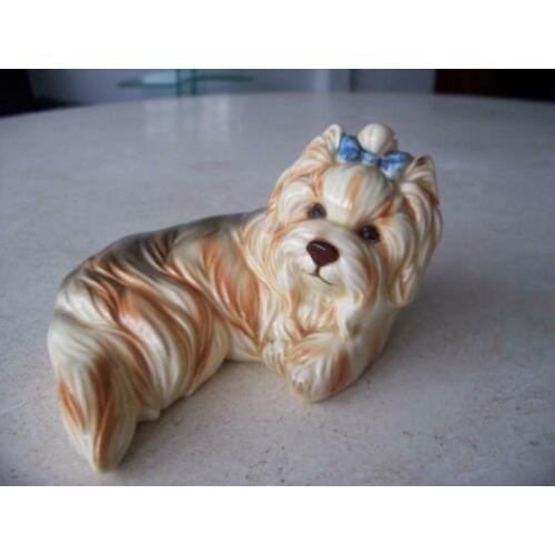 Vintage Yorkshire Terrier, Vaga International porselein