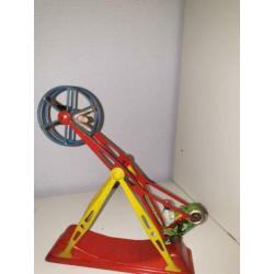 Oude blikken speelgoed Arnold kermis attractie.