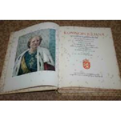 Koningin Juliana - Officieel Gedenkboek - Luxe editie 1948 !