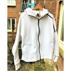 Adidas Trainingsvest met hoodie en uitschuifbare manchetten