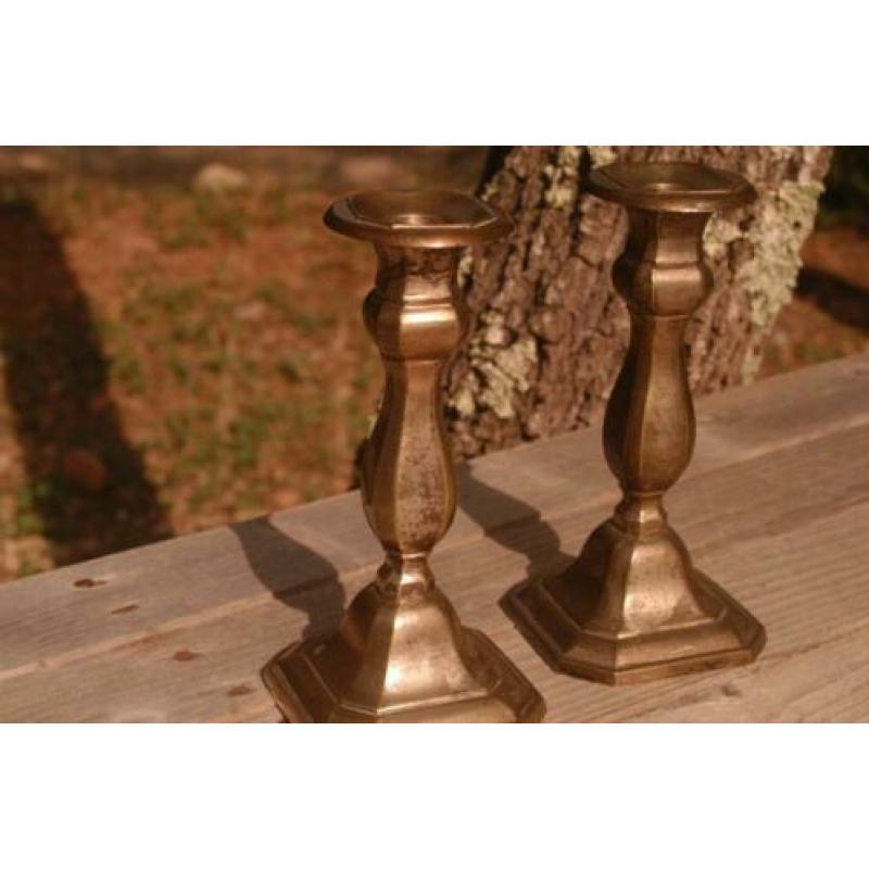 Brocante - een Prachtige Provençaalse kandelaars!