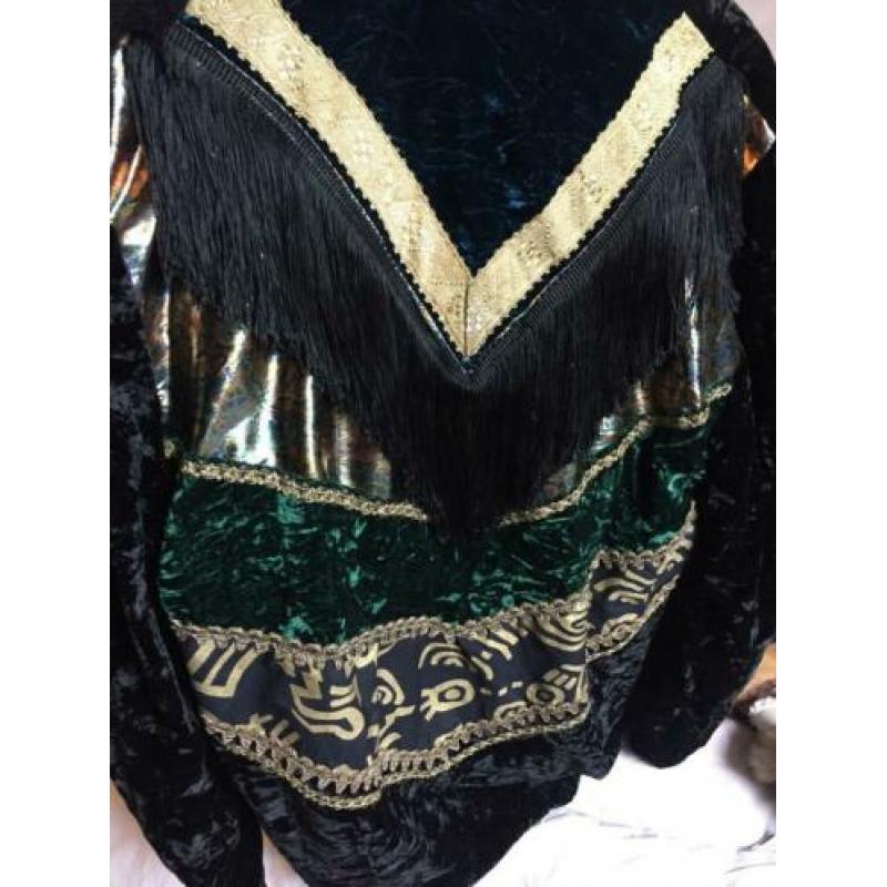 vintage velvet velours jasje groen goud zwart romy boomsma