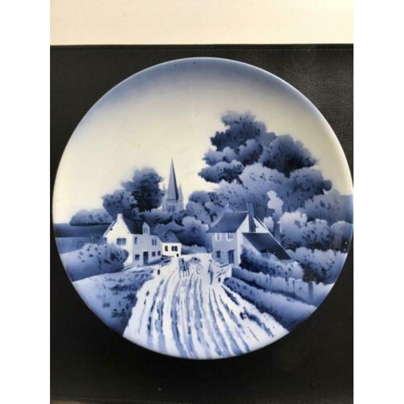 Delfts blauwe borden 3 stuks diameter 30 cm