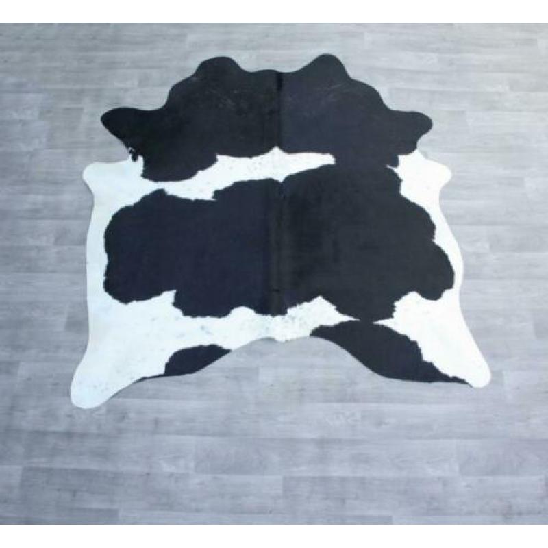 Lederstore ? Koeienhuid koeienvel zwart wit 185x175cm