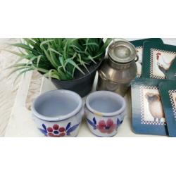 Schapenvacht, dienblaadje met accessoires