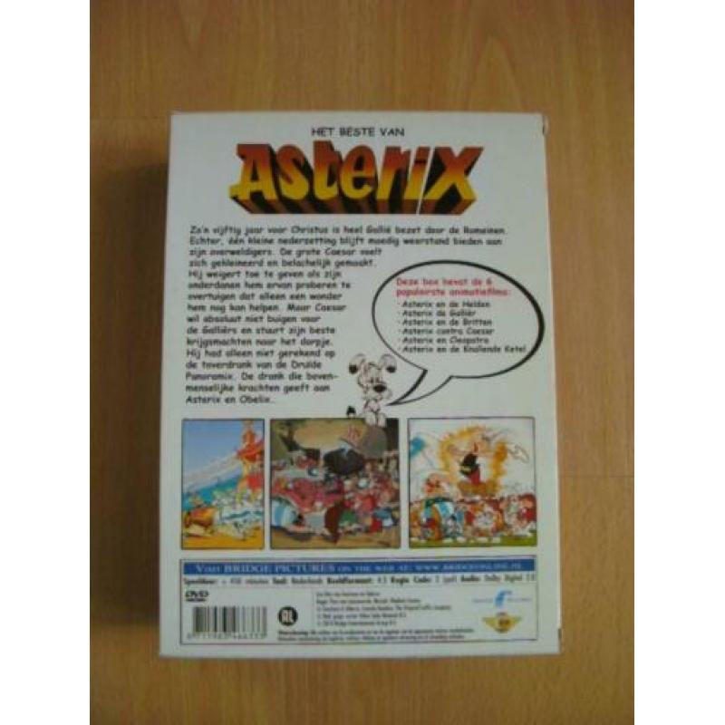Het beste van Asterix, DVD box, 6 DVD's