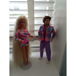 Barbie en Ken Totally Hair 1991