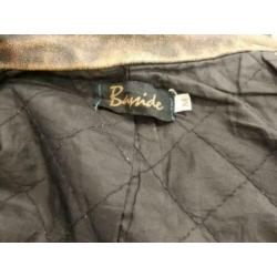 Zwarte dames mantel / jas - maat 42