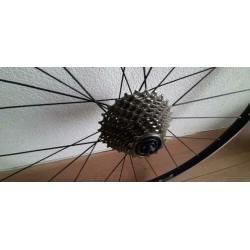 RS 100 racefiets achterwiel / trainingswiel incl. cassette