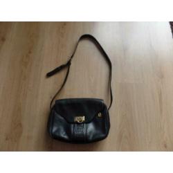 Bolsos Domingo leren schoudertas