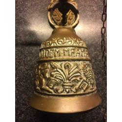 Antiek bronzen deurbel buiten bel