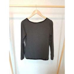 Mooi zwart/grijs Expresso shirt in maat s.
