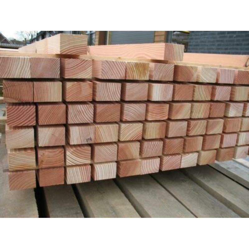Overkapping / tuinhuis van douglashout hier alle materialen