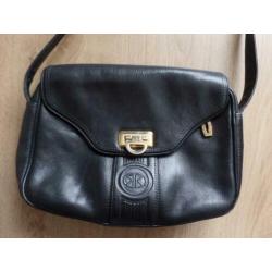 Bolsos Domingo leren schoudertas