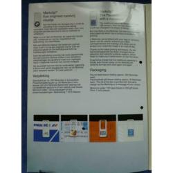 Markclip paperclip presentatiefolder met prijslijst