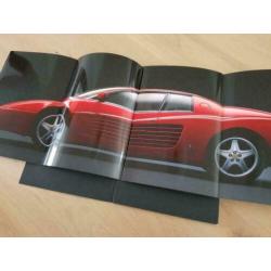Ferrari 512 TR hoogglans brochure in map