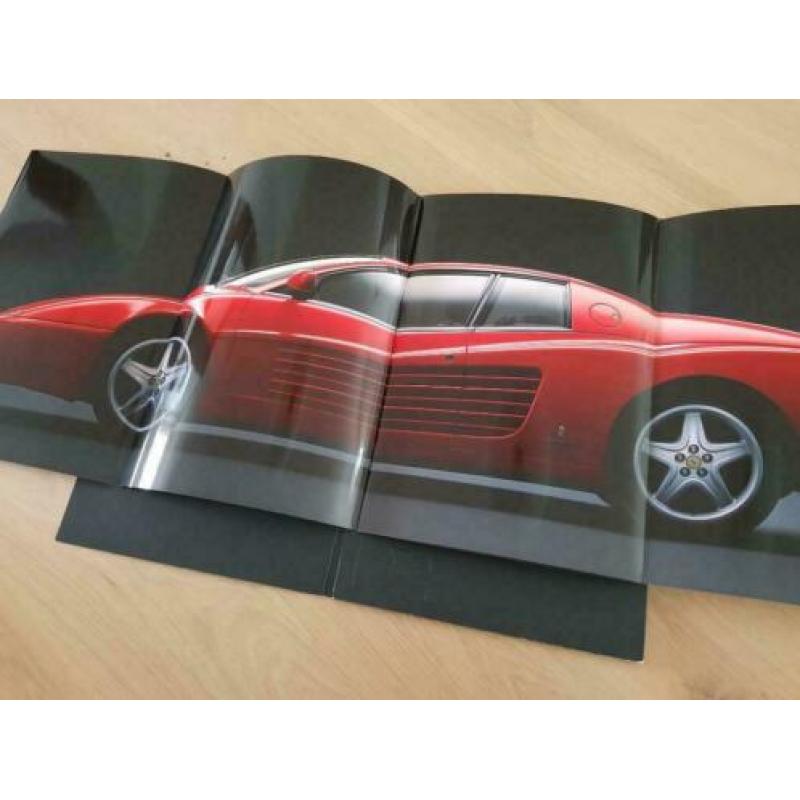 Ferrari 512 TR hoogglans brochure in map