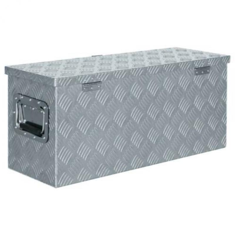 Kist doos box koffer aluminium 76,5x26,5x33 GRATIS VERZONDEN