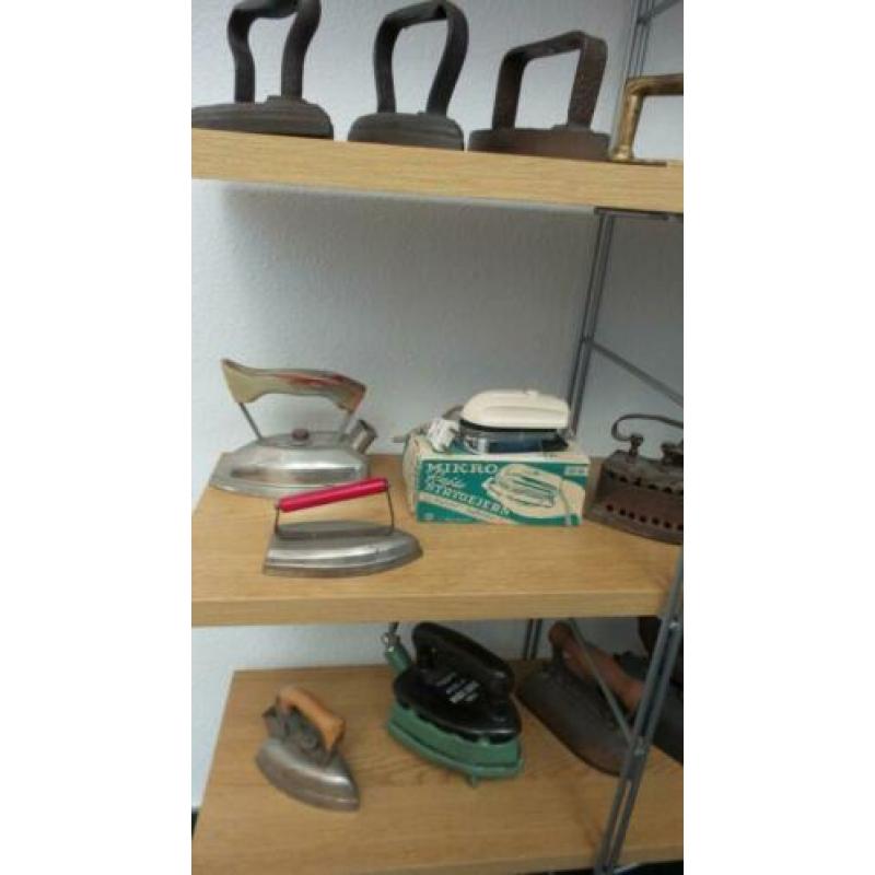 Authentieke strijkijzer collectie