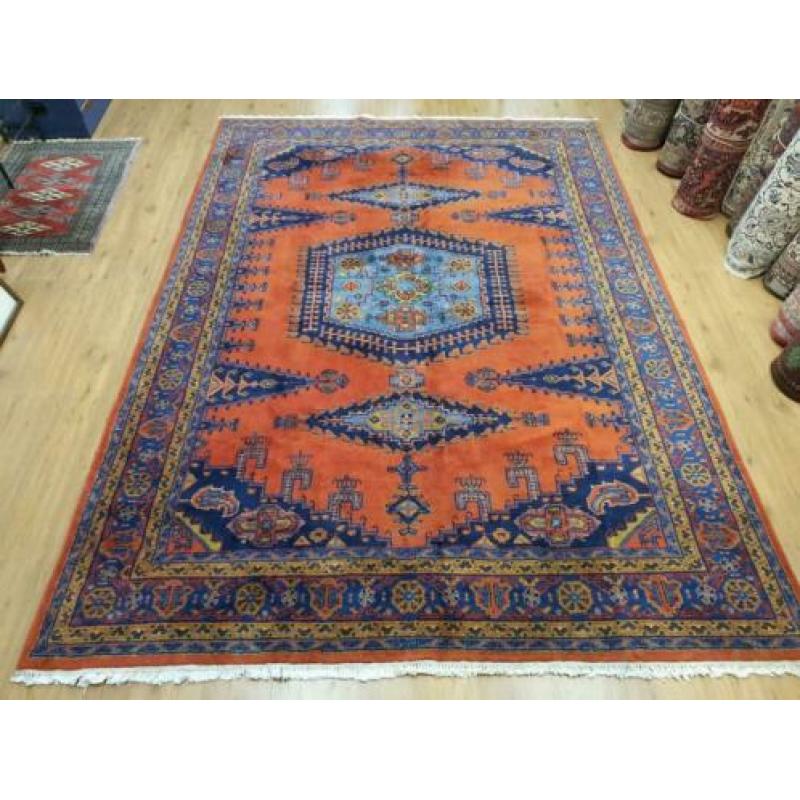 Vintage handgeknoopt perzisch tapijt wiss 330x231