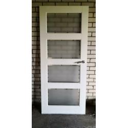 2 linksdraaiende opdekdeuren 83cm