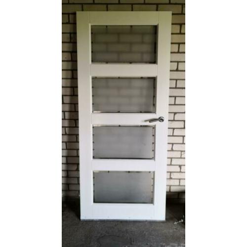 2 linksdraaiende opdekdeuren 83cm