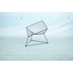 Vintage design draadfauteuil ‘Oti’ Gammelgaard 80s memphis