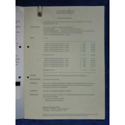 Markclip paperclip presentatiefolder met prijslijst